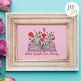 Book Therapy - Floral Book Saying Embroidery Design | Machine Embroidery Designs by JuJu