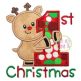 First Christmas Applique | Machine Embroidery Designs by JuJu