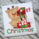 First Christmas Applique | Machine Embroidery Designs by JuJu