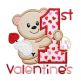 First Valentine's Applique | Machine Embroidery Designs by JuJu