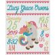 Unicorn Birth Announcement Template Machine Embroidery Designs by JuJu