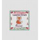 Fox Birth Announcement Template Machine Embroidery Designs by JuJu