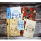 Peace Love Joy Christmas Notebook Covers | Machine Embroidery Designs by JuJu