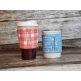 Monogrammed Button Coffee Wrap | Machine Embroidery Designs by JuJu