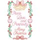 Christmas Greeting Cards Set 5 Digital Embroidery Designs by JuJu 