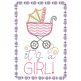 Baby Greeting Cards 3 | Machine Embroidery Designs by JuJu