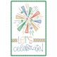 Celebration Greeting Cards 5 | Machine Embroidery Designs by JuJu