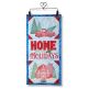 ITH Home For The Holidays Wall Hanging | Machine Embroidery Designs by JuJu