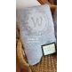 Elegant Oval Frame Embossed Monogram Alphabet