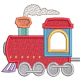 Train Alphabet Filled | Machine Embroidery Designs by JuJu