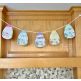 Mug Rug Pieced Easter Egg Bunny