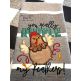 Sassy Chickens Word Art 1
