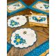 ITH Busy Bees Scalloped Mug Rug