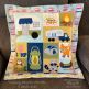 Vintage Campers End-to-End Quilting Embroidery Design