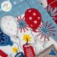 In The Hoop Modular Patriotic Placemat Project | Machine Embroidery Designs by JuJu