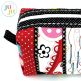                                 Striped Boxy Zippered Bag by Oma's Place | Machine Embroidery Designs by JuJu
                            