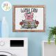 Pig Wash Day Word Art Embroidery Design | Machine Embroidery Designs by JuJu