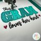                                 Gram Loves Her Herd Embroidery Design | Machine Embroidery Designs by JuJu
                            