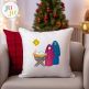 Nativity Christmas Applique Bean Stitch 1 Embroidery Set | Machine Embroidery Designs by JuJu