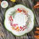 Fall Wreath Candle Mat by Oma's Place