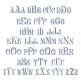 Baroque Beauty Monogram Embroidery Font | Machine Embroidery Designs by JuJu