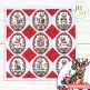 In The Hoop Santas Reindeer Wall Hanging Christmas Decoration | Machine Embroidery Designs by JuJu