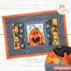 In The Hoop Modular Jack O Lantern Placemat Project | Machine Embroidery Designs by JuJu