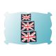 British Flag Snap Clip Mini In The Hoop