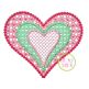 3 Layer Heart Motif Embroidery | Machine Embroidery Designs by JuJu