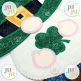 In The Hoop St. Patrick's Day Gnome Wall Hanging Project | Machine Embroidery Designs by JuJu
