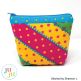 Top Zippered Stripes Bag by Oma's Place