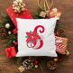 Christmas Poinsettia Alphabet | Machine Embroidery Designs by JuJu