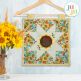 In The Hoop Sunflowers Mini Quilt Project | Machine Embroidery Designs by JuJu