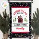 Family Christmas Mini Quilt  by Oma's Place | Machine Embroidery Designs by JuJu