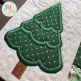 Pine Tree Mug Rug Hope by Oma's Place