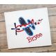 4th Airplane | Machine Embroidery Designs by JuJu