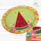 In The Hoop Watermelon Coaster Project | Machine Embroidery Designs by JuJu