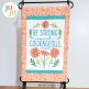 Be Strong Mini Quilt by Oma's Place | Machine Embroidery Designs by JuJu
