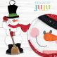                                 In The Hoop Snowman Wall Hanging Christmas Decoration | Machine Embroidery Designs by JuJu
                            