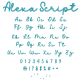                                 Alexa Script Embroidery Font | Machine Embroidery Designs by JuJu
                            