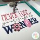 Encouraging Words Embroidery Set 1 | Machine Embroidery Designs by JuJu