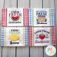 Farm Fresh Mug Rug - Strawberry by Oma's Place | Machine Embroidery Designs by JuJu