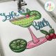 Life's A Beach Embroidery Design | Machine Embroidery Designs by JuJu