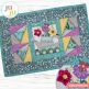 In The Hoop Modular Watering Can Placemat Project | Machine Embroidery Designs by JuJu