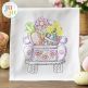 Easter Trucks Sketch Embroidery Set | Machine Embroidery Designs by JuJu