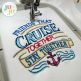 Cruise Word Art Embroidery Set