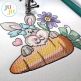Sweet Easter Bunny 2 Embroidery Design | Machine Embroidery Designs by JuJu