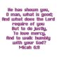 MICAH 6:8