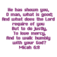 MICAH 6:8