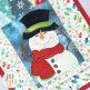 In The Hoop Modular Snowman Table Runner Project | Machine Embroidery Designs by JuJu